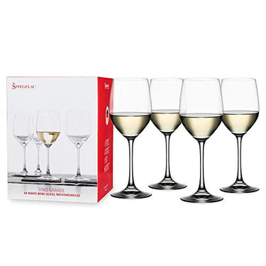 Spiegelau 4-teiliges Weißweinglas-Set, Weingläser, Kristallglas, 340 ml, Vino Grande, 4510272 im Sale